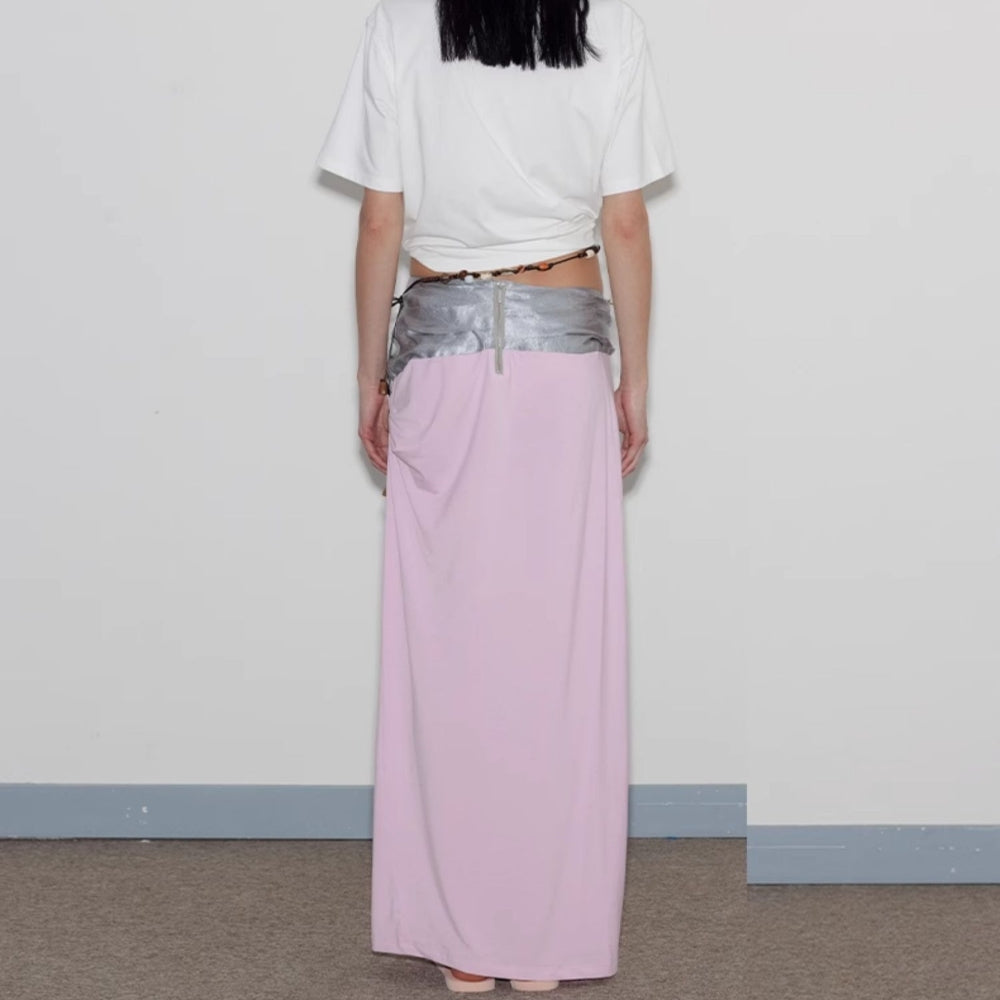 MEDIUM WELL TENCEL Wool Maxi Skirt