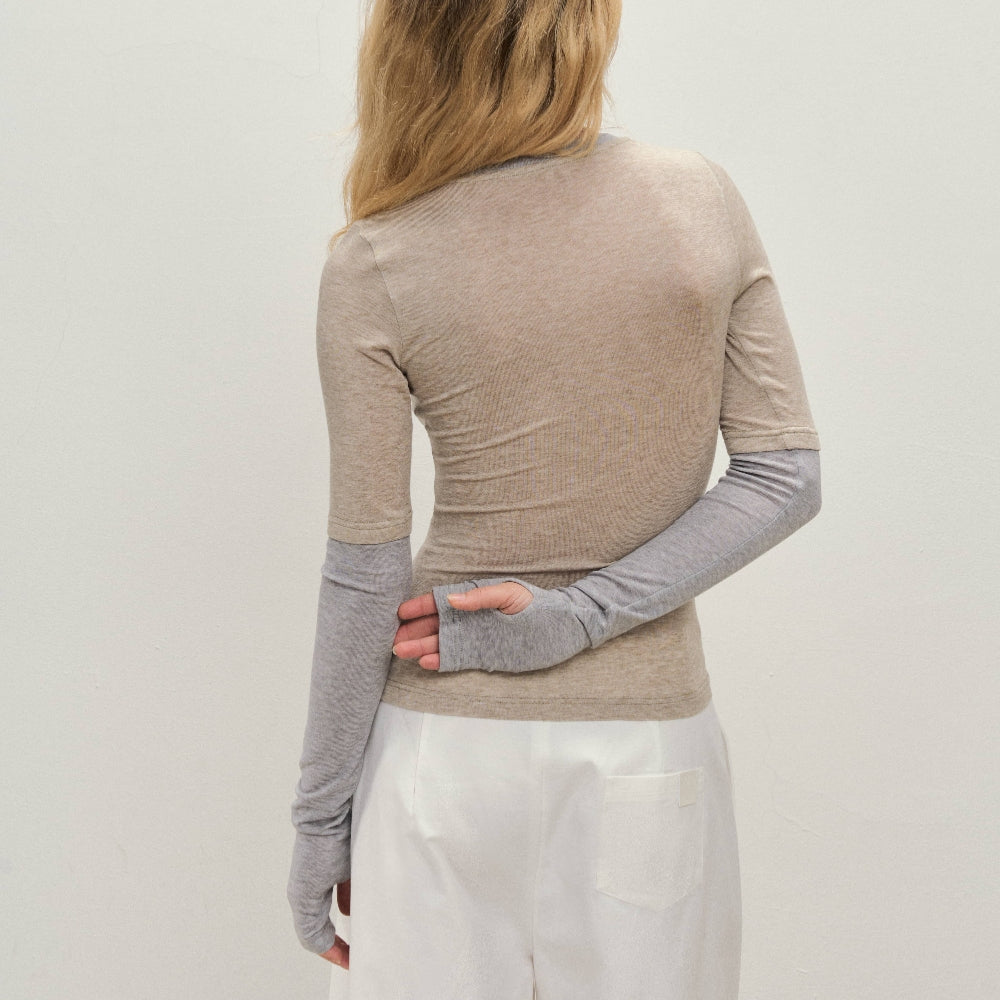 Dpercent丨Imported PIMA cotton pleated waist-style white loose-fitting cropped shorts