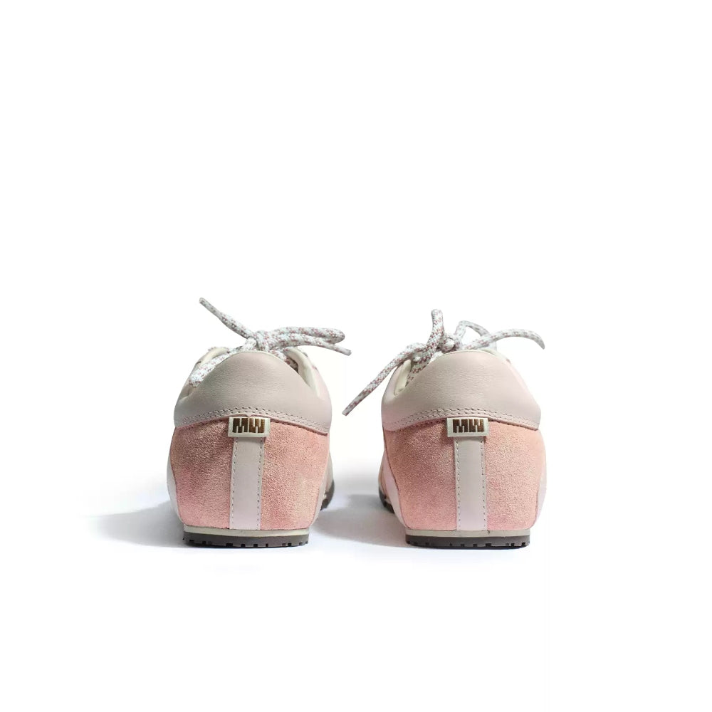 Square-Toe Sneaker pink