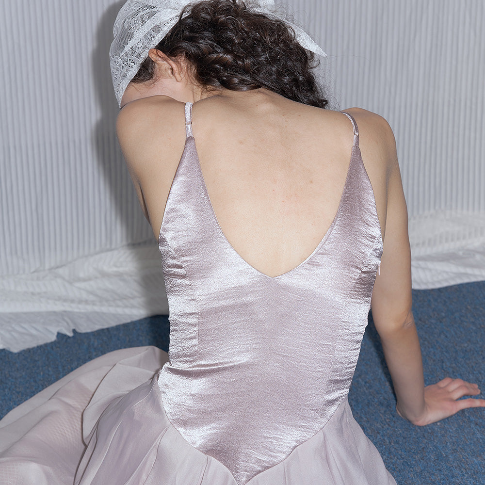 2AM POETRY Purple Tulle Dress