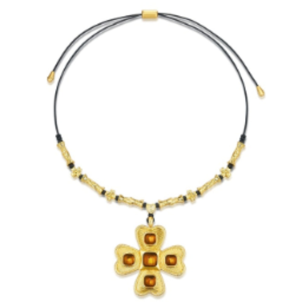 tokokkino Triple Bow Necklace