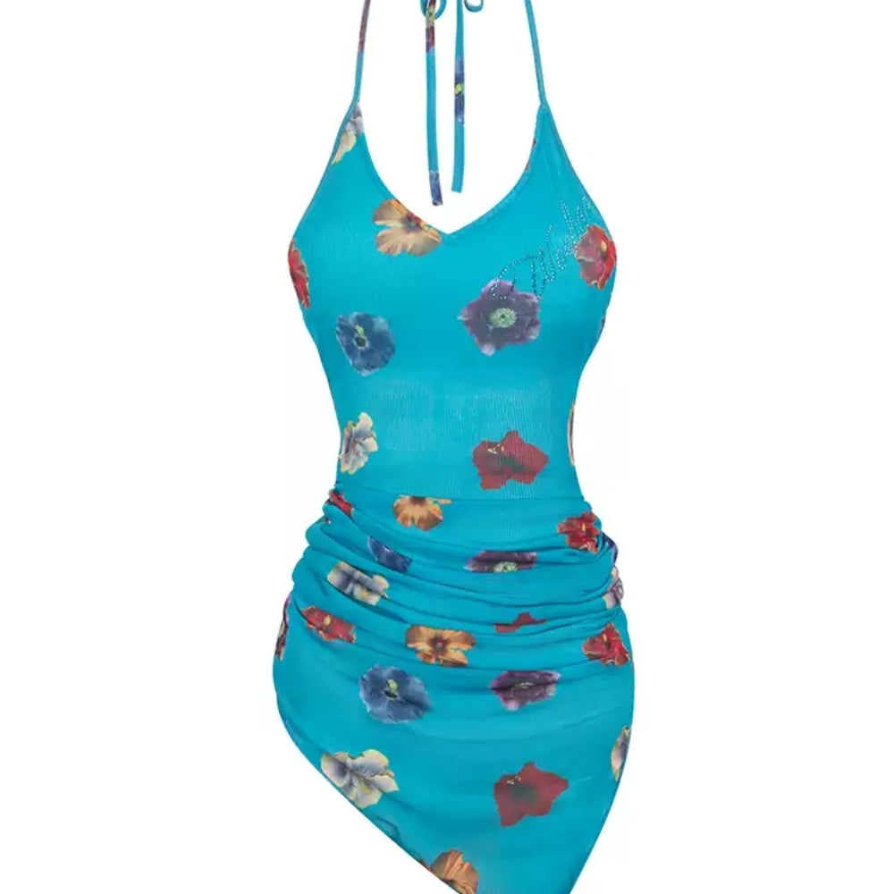 WOOHA Printed Halter Top