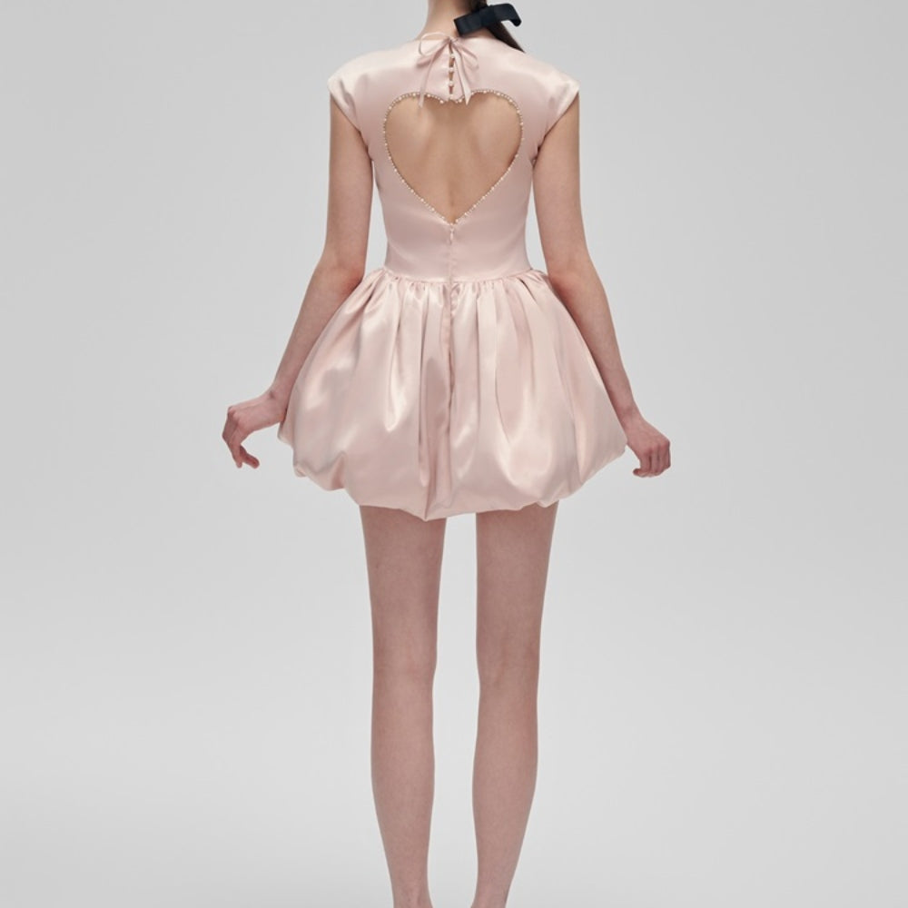 FA SOGNO Pink Backless Dress