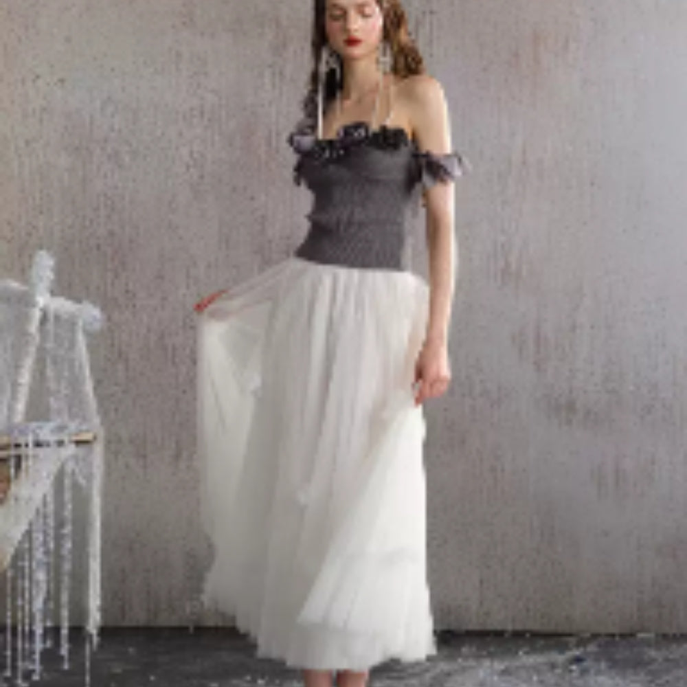 ARTE PURA Gray Knit Camisole