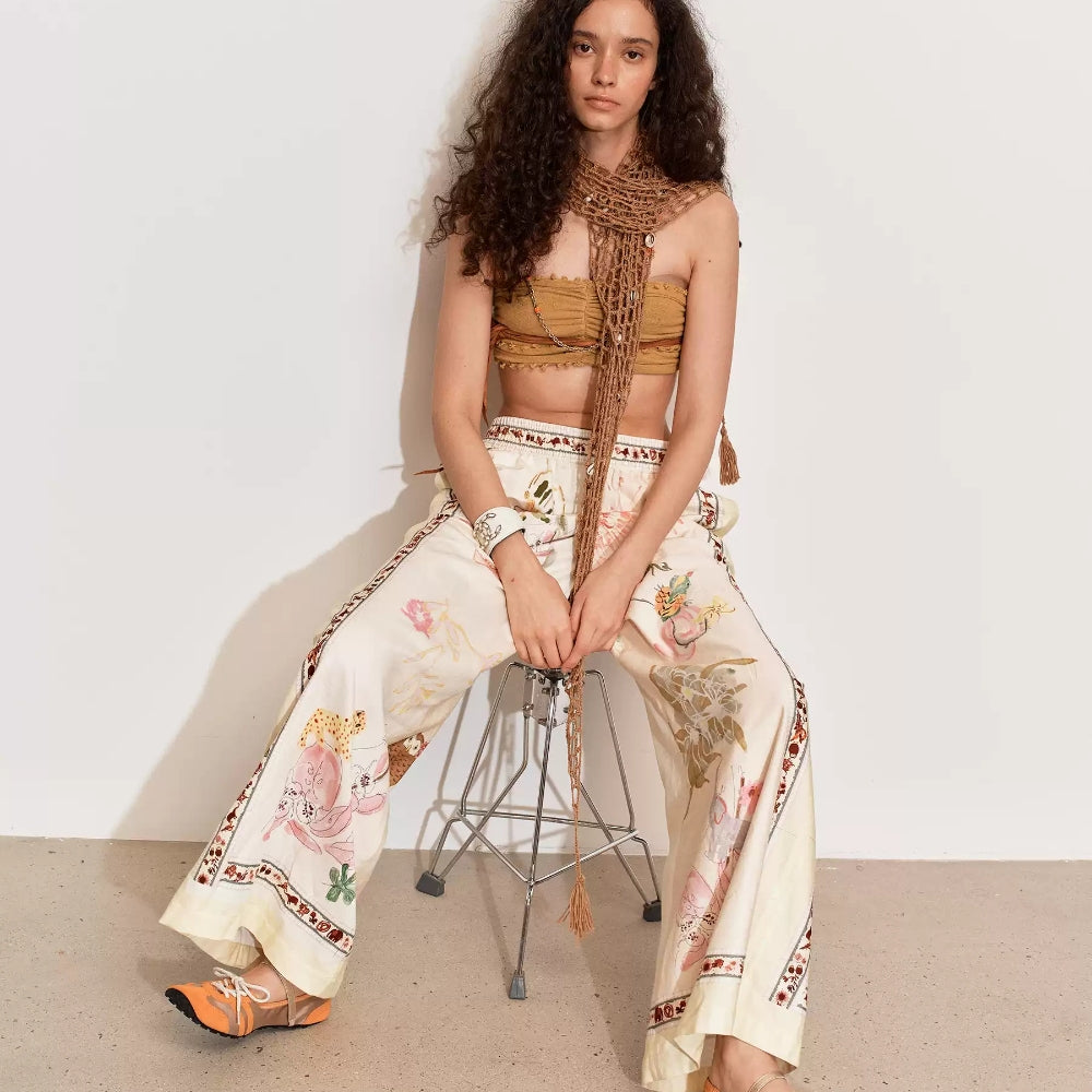 MEDIUM WELL Holiday Linen Pants