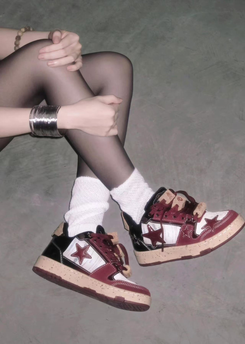 KAALIXTO丨Retro Star Sneakers-Wine Limited