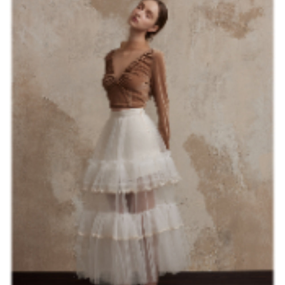 FA SOGNO Velvet Backless Top