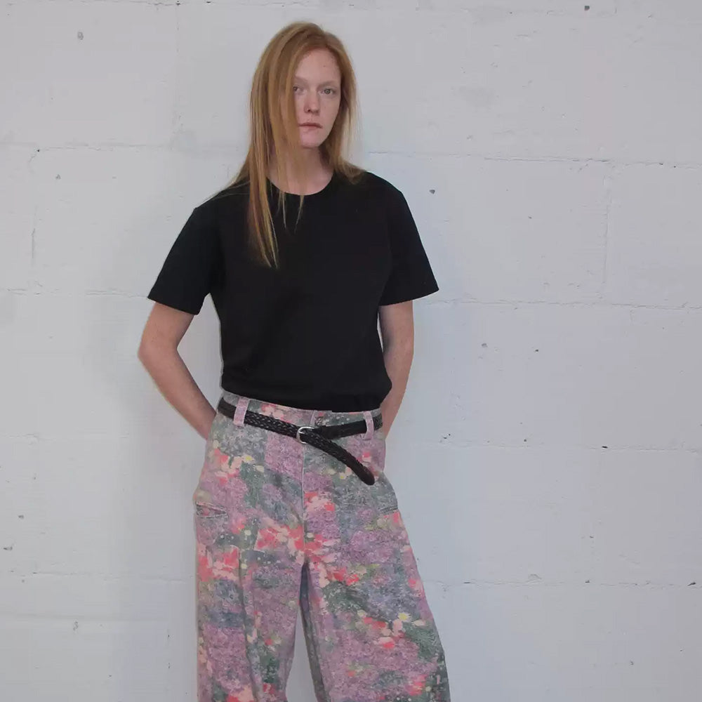 ANTERIORLOVED Floral Print Jeans