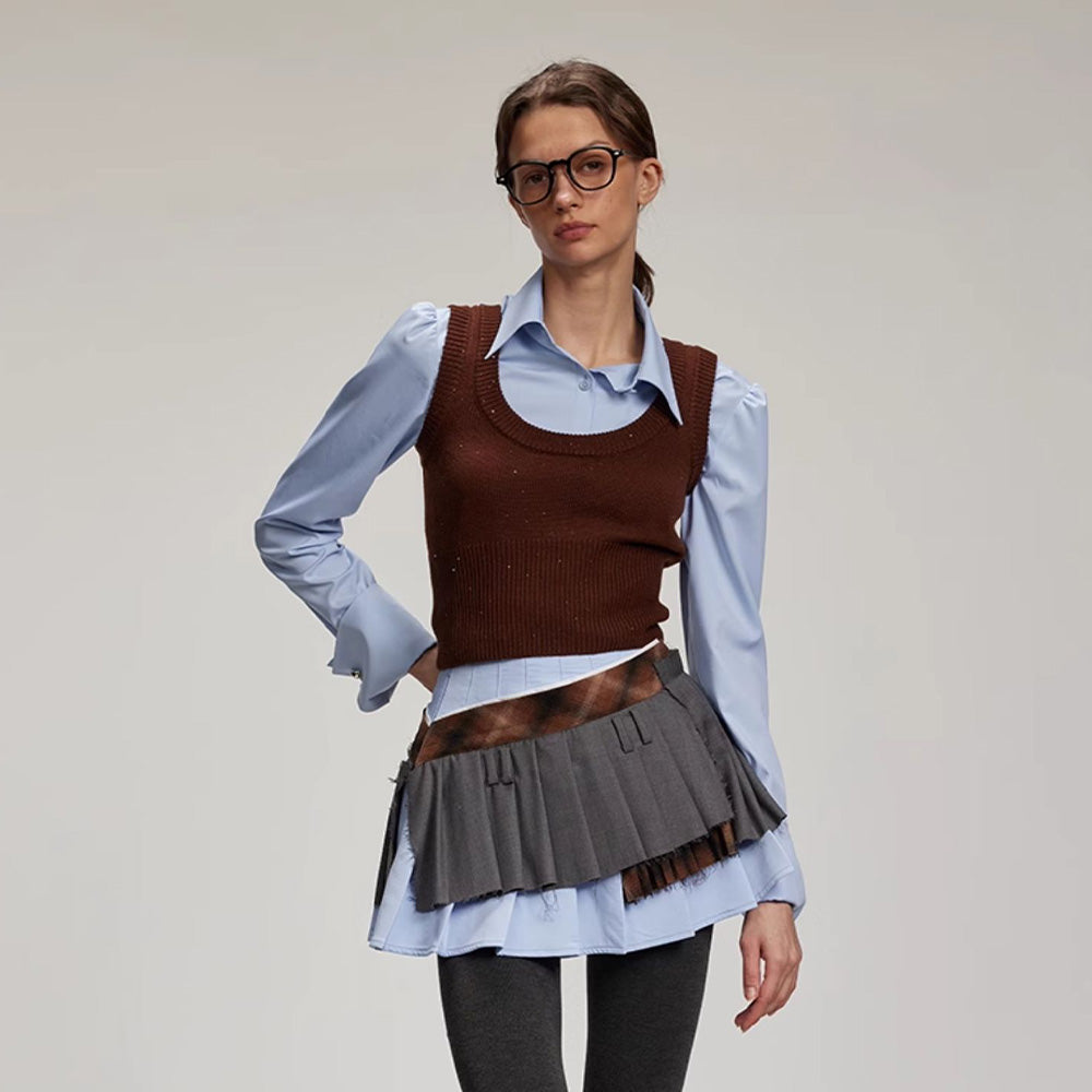LACERTA Color-Block Vest