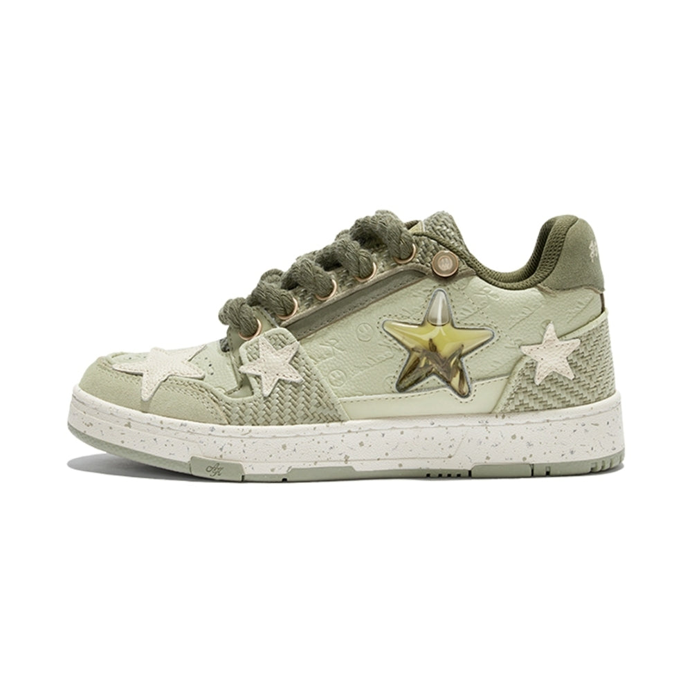 KAALIXTO丨Retro Star Sneakers-West Lake Longjing Tea