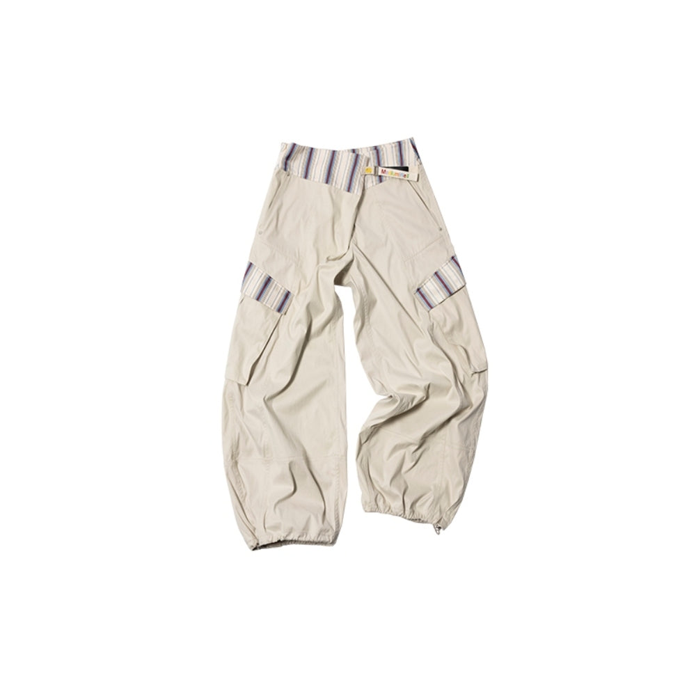 MEDIUM WELL Striped Cargo Pants
