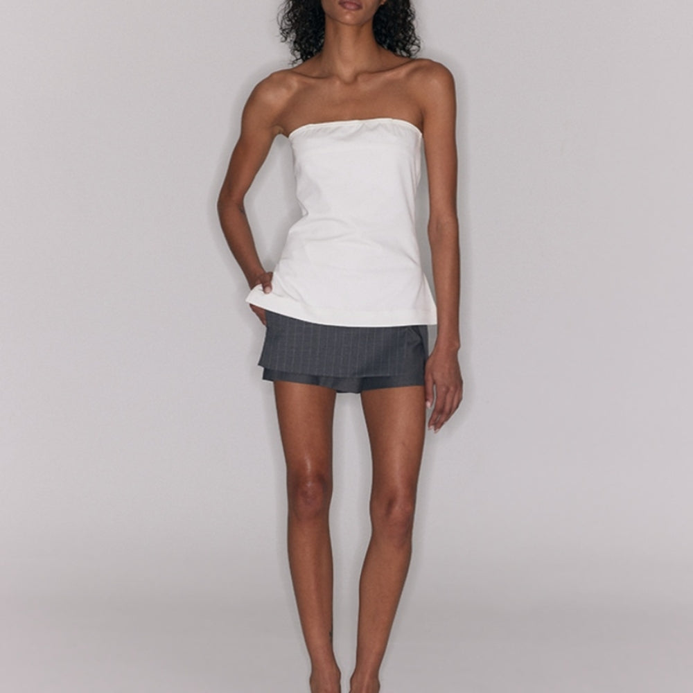 SANFRONTIERES Wool Shorts