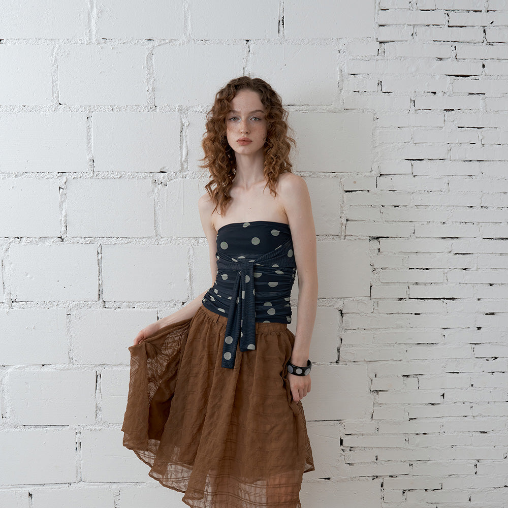 2AM POETRY Polka Dot Bustier