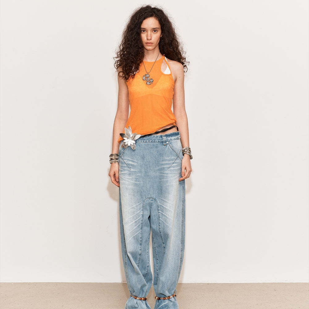 MEDIUM WELL Beaded Cuff Jeans