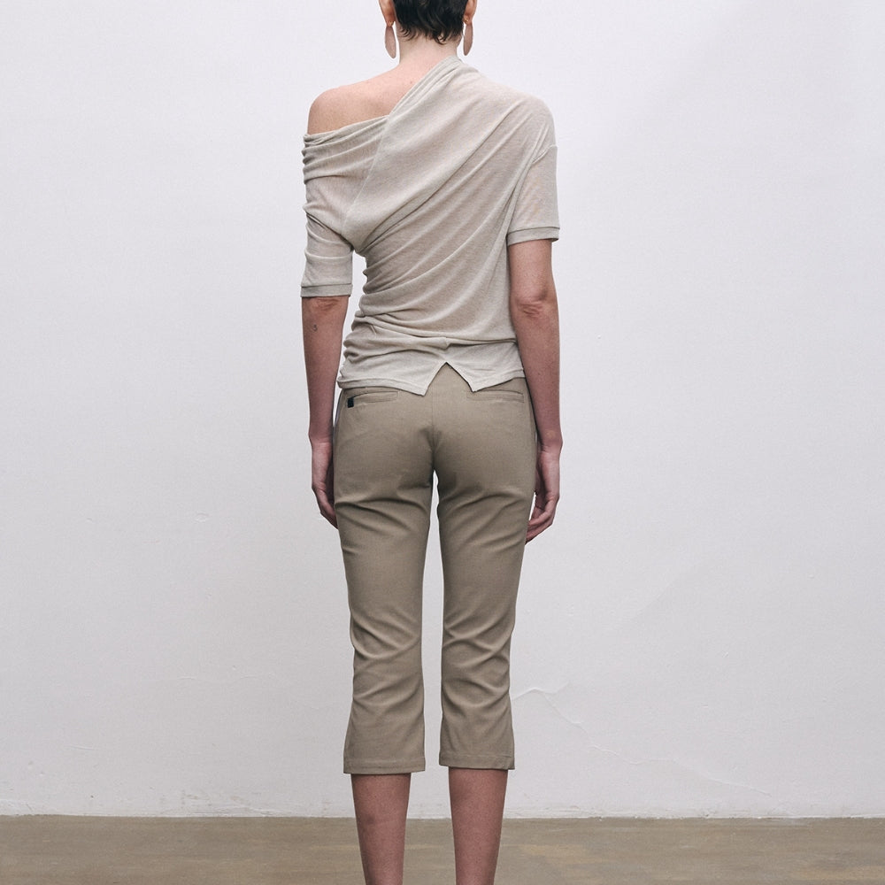 SANFRONTIERES Reversible Semi-Sheer Top
