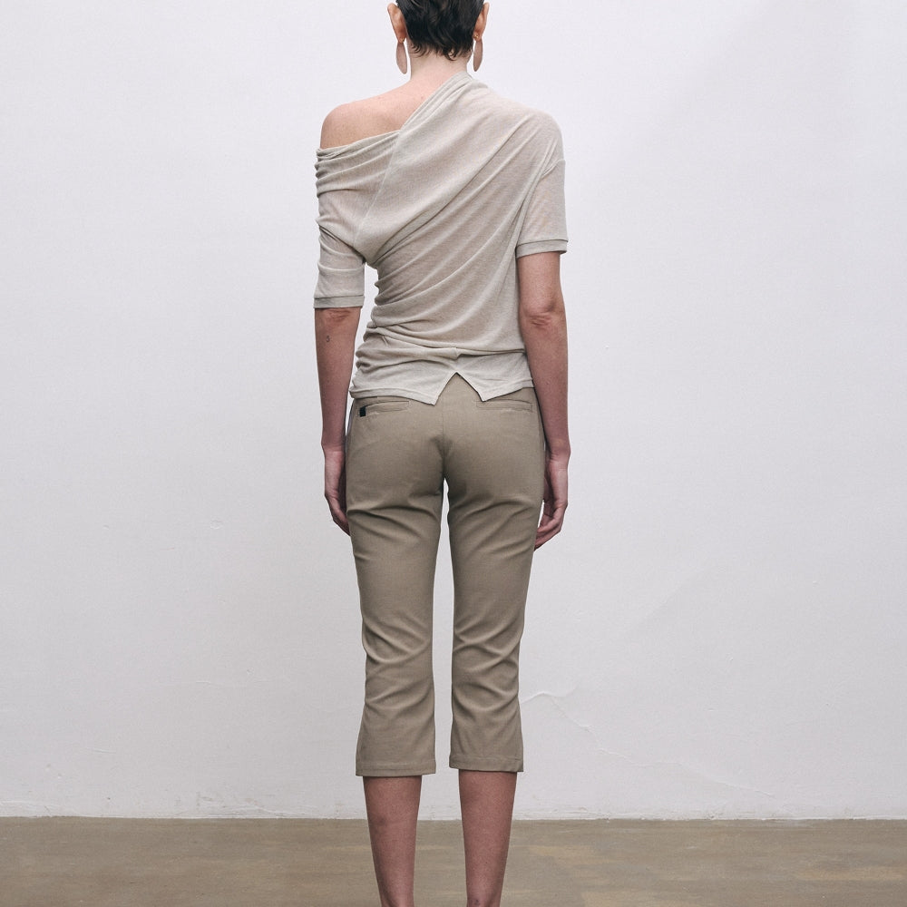 SANFRONTIERES Reversible Semi-Sheer Top