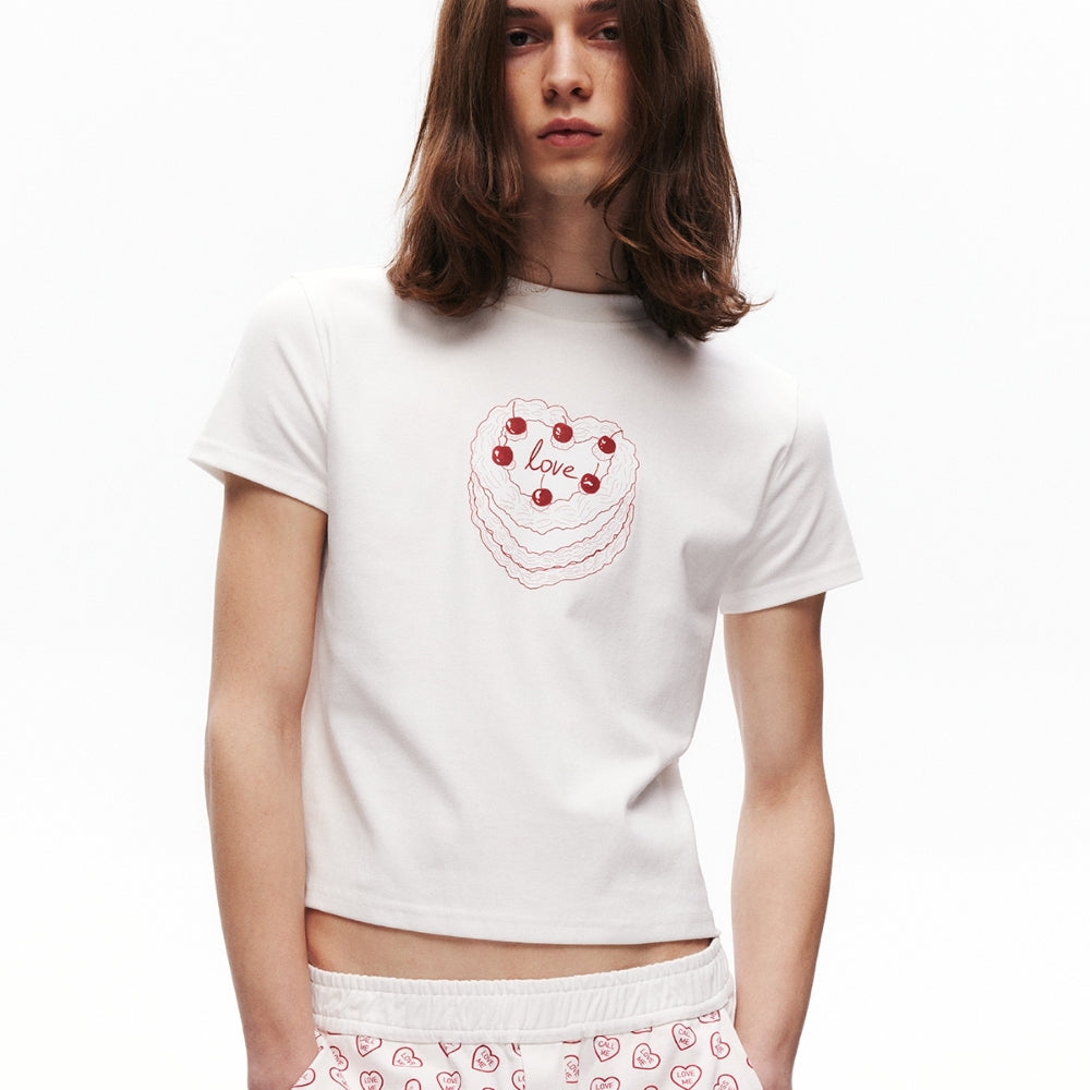 SANFRONTIERES "Love" Cake Tee