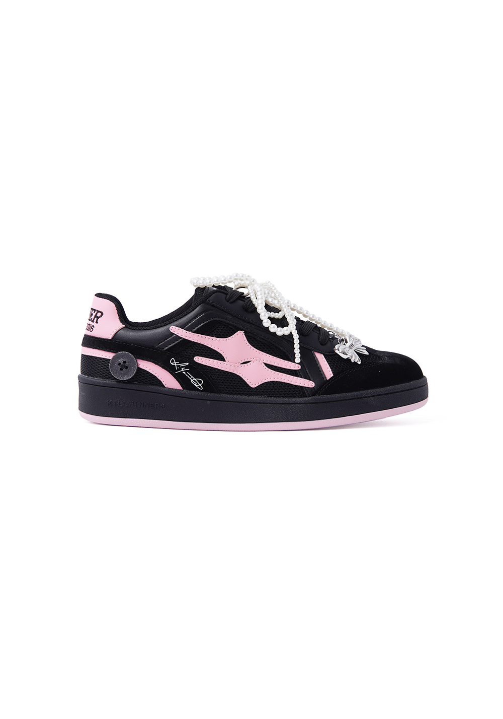 KILLWINNER丨Retro Training Sneaker-Black Pink Bow