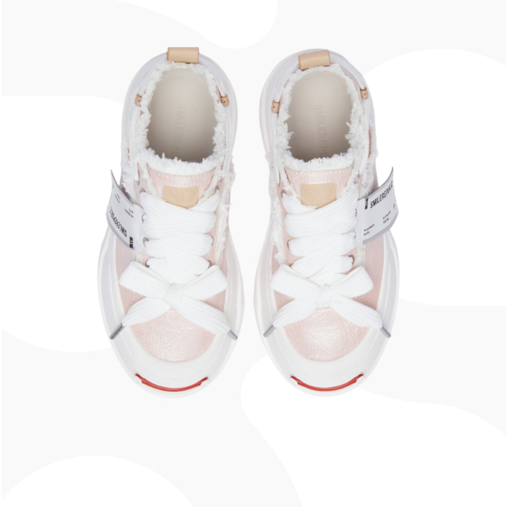 SMILEREPULIC open smile platform shoes pink