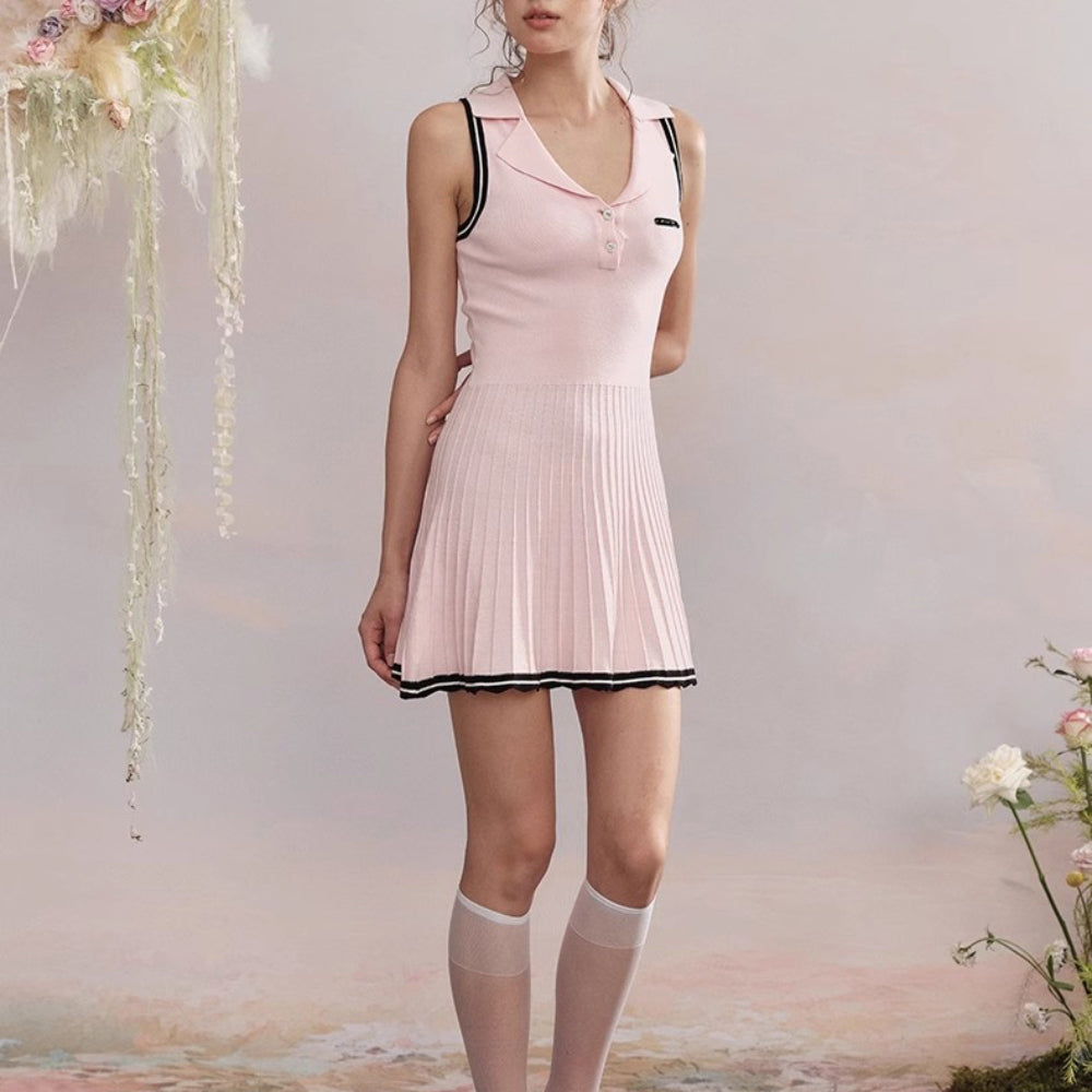 ARTE PURA Pink Polo Dress