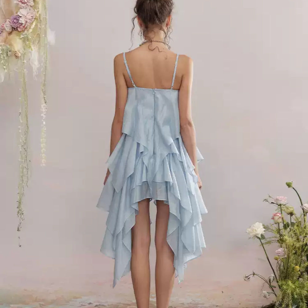 ARTE PURA Blue Floral Dress