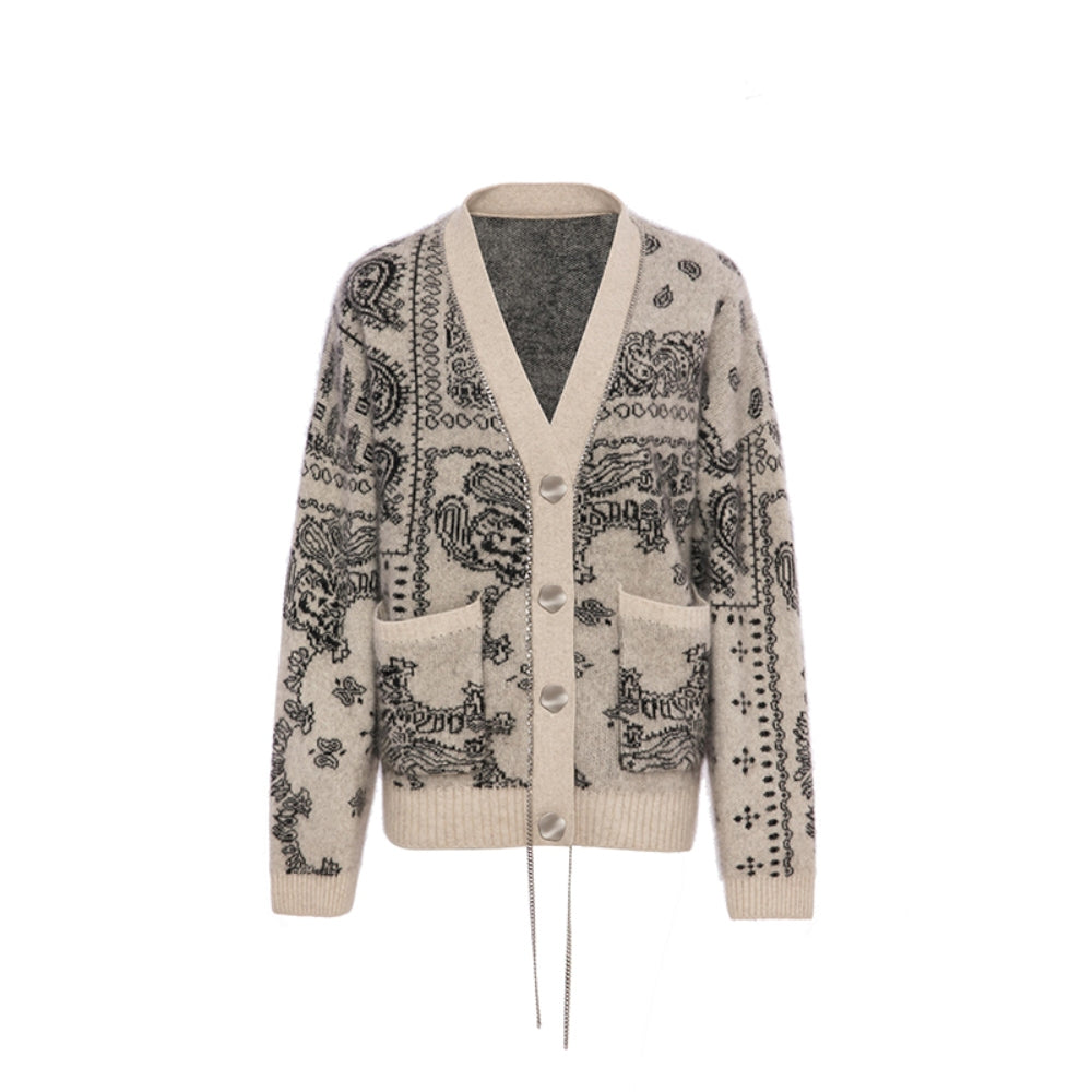 DIANA VEVINA Wool Cardigan