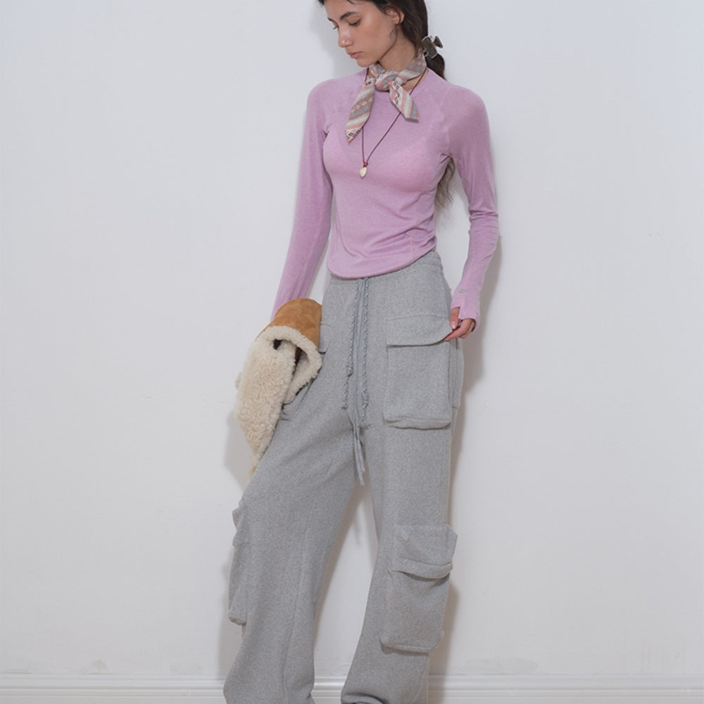 MEDIUM WELL Accordion-pocket Sweat Pants