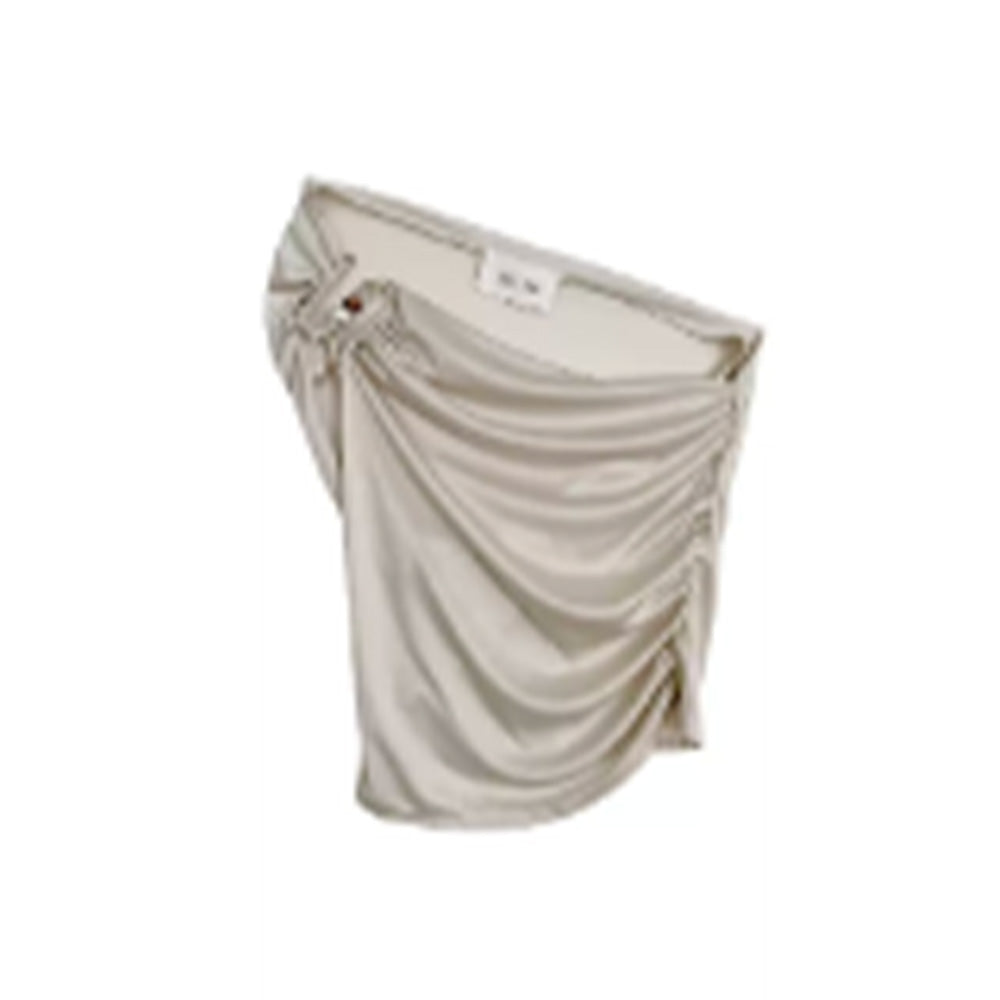 SIJIASUDIO Champagne Shoulder Top