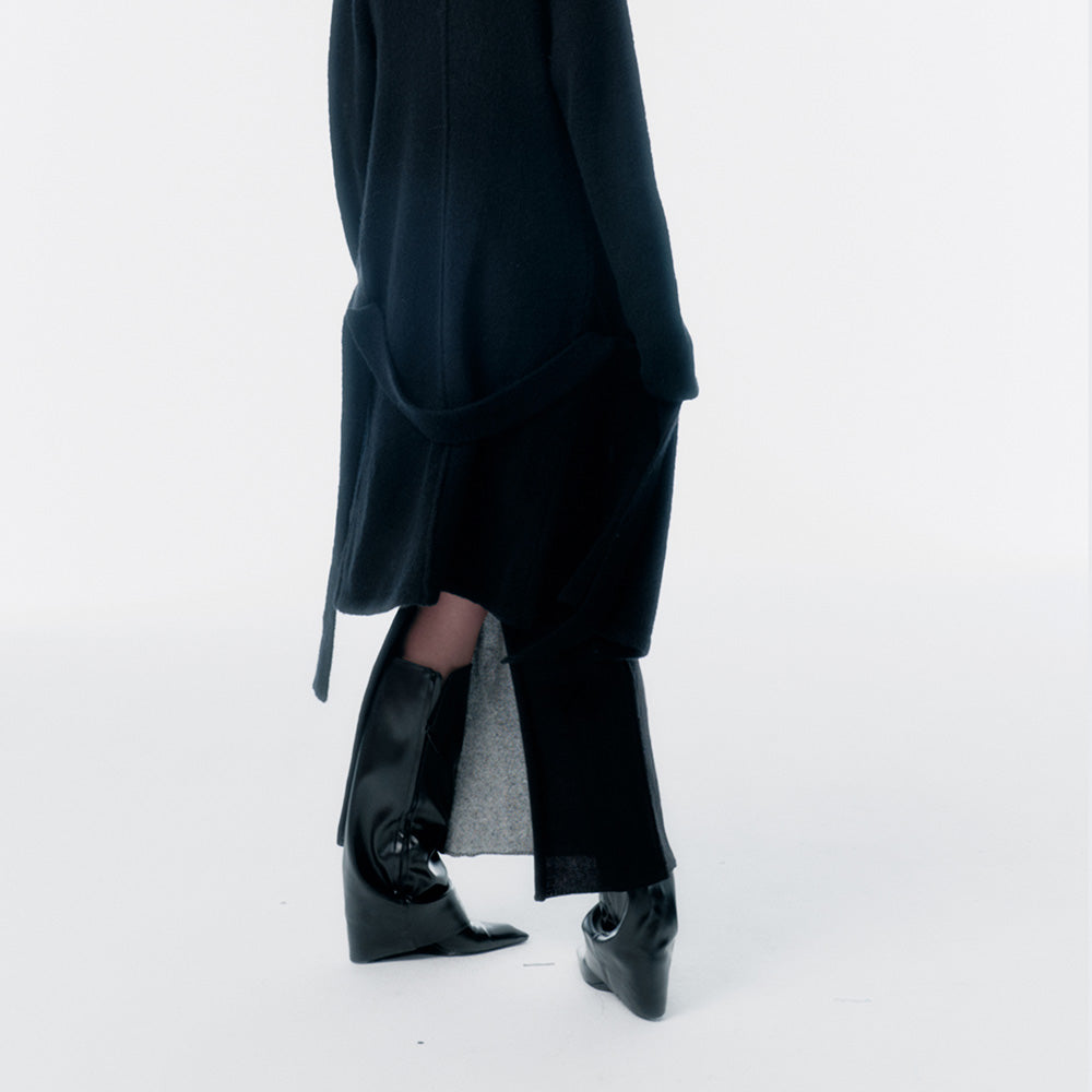 1COTHEN Faux Leather Thigh Boots