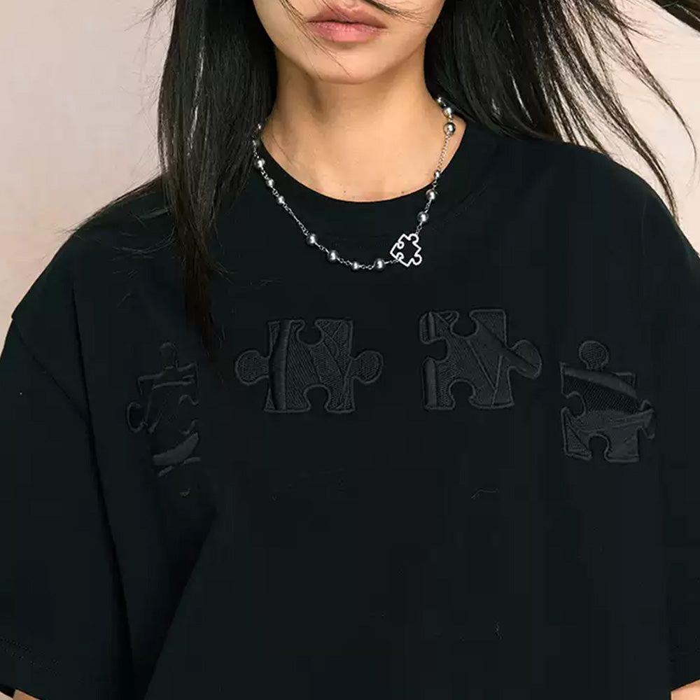 YADcrew Puzzle Print Tee