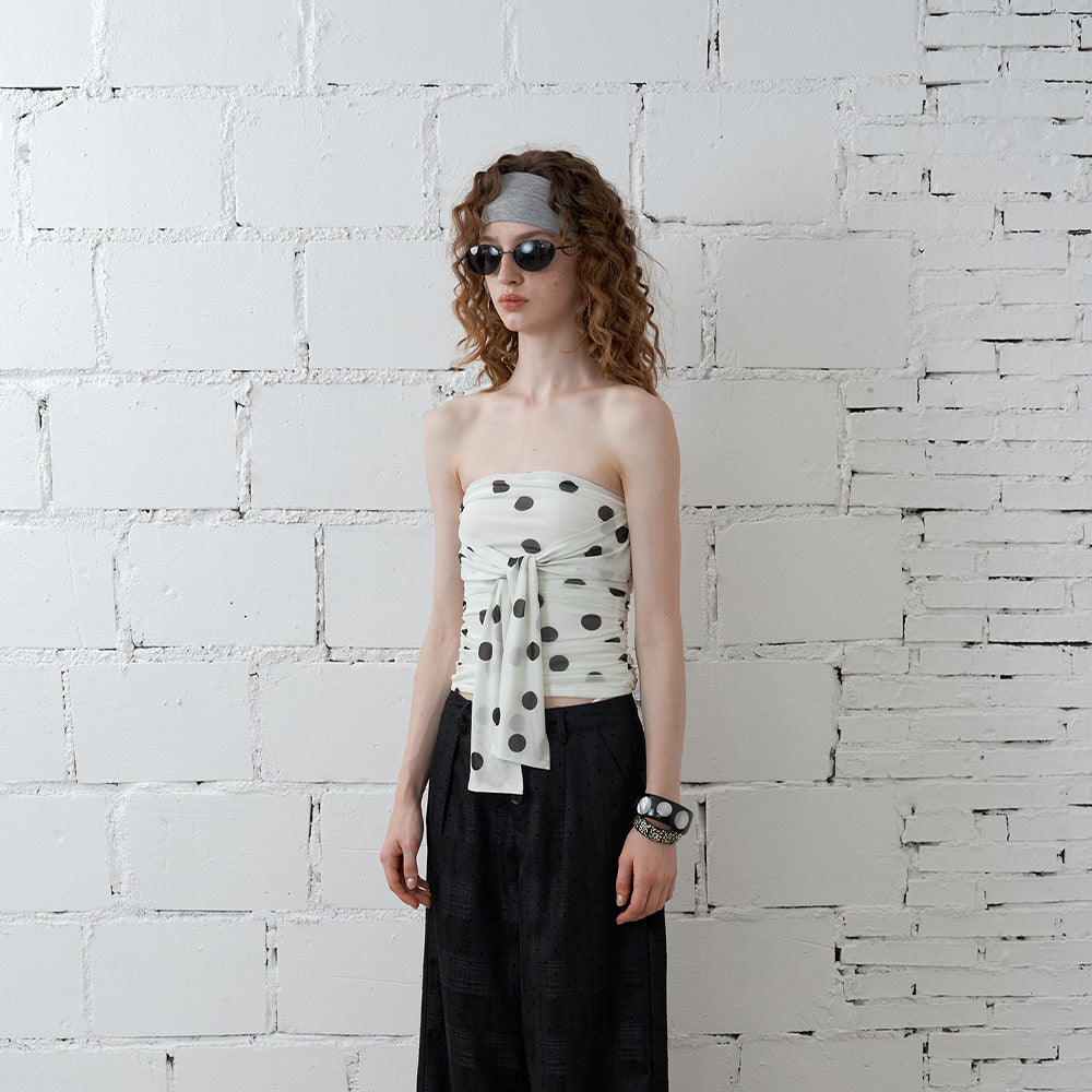 2AM POETRY Polka Dot Bustier