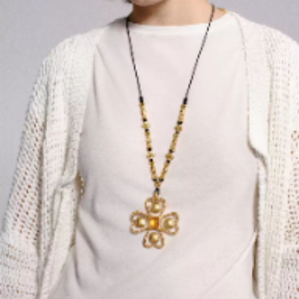 tokokkino Triple Bow Necklace
