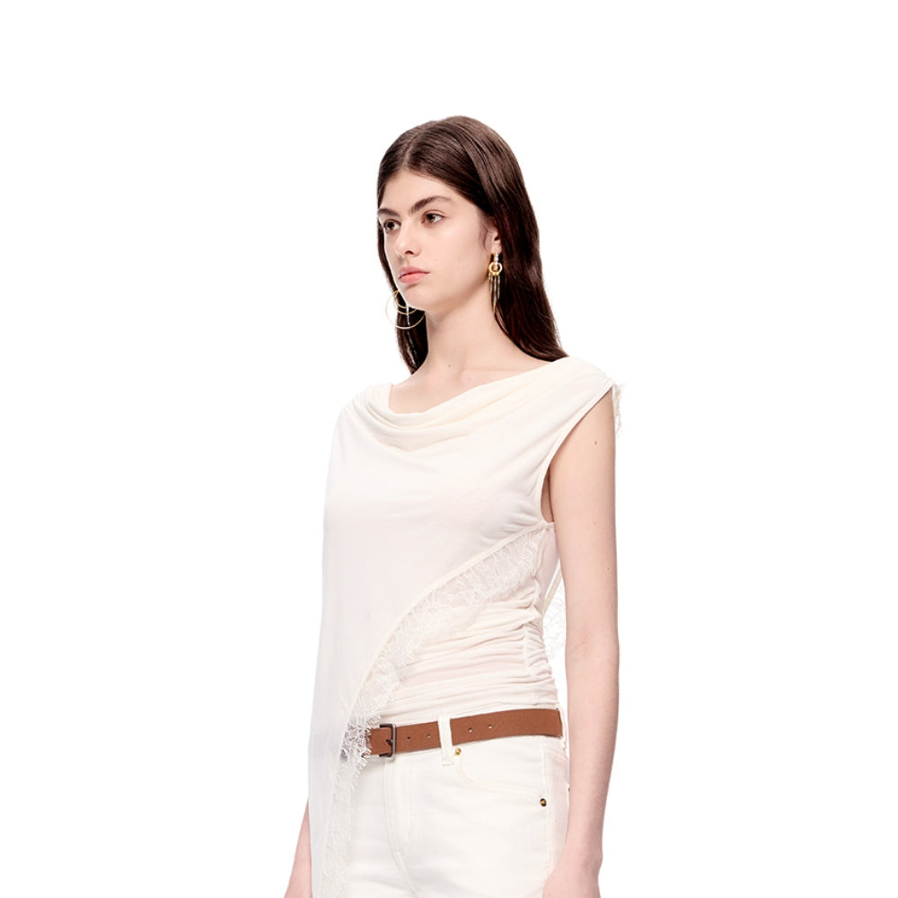 CNLEEWEI White Flared Jeans