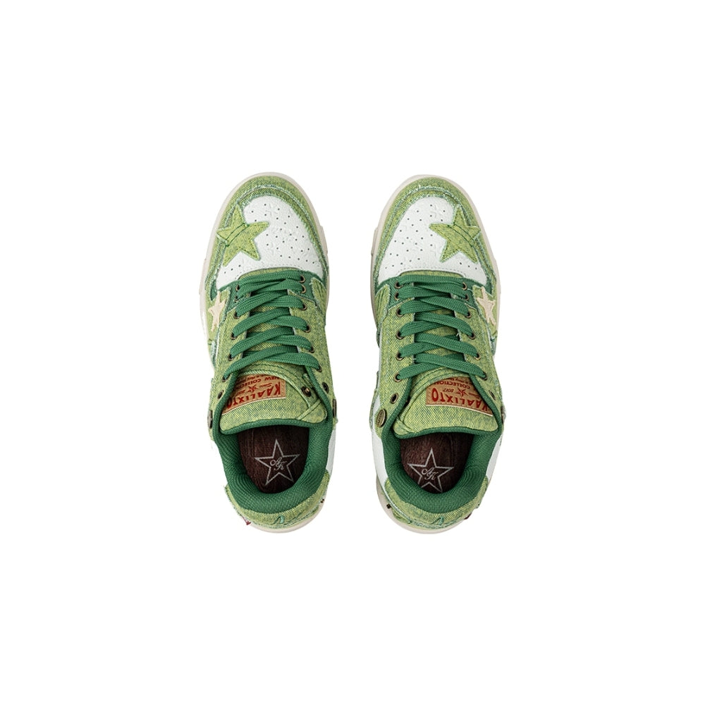 KAALIXTO丨Retro Star Sneakers - Avocado
