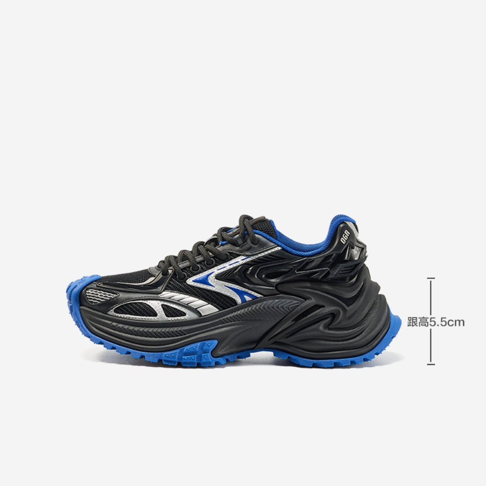 OGR rattlesnake jogging dad shoes black blue