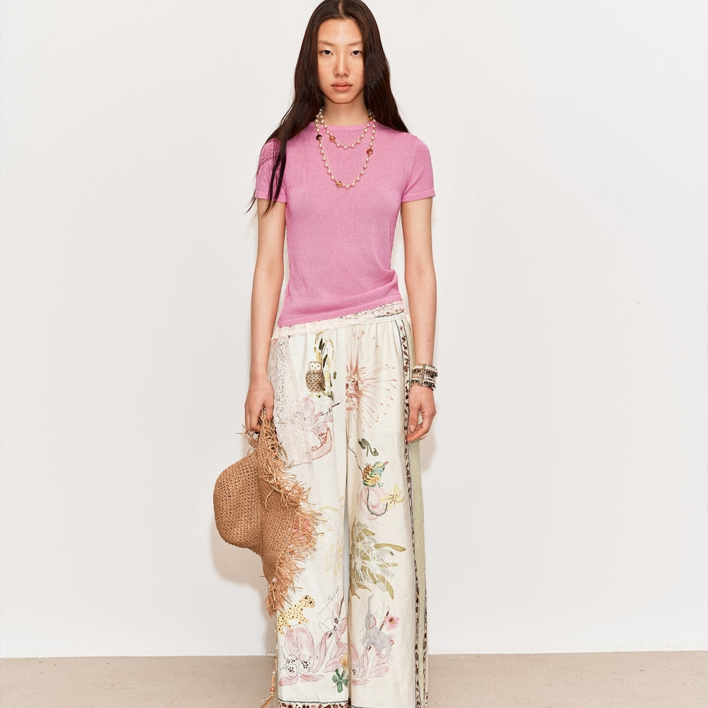 MEDIUM WELL Holiday Linen Pants
