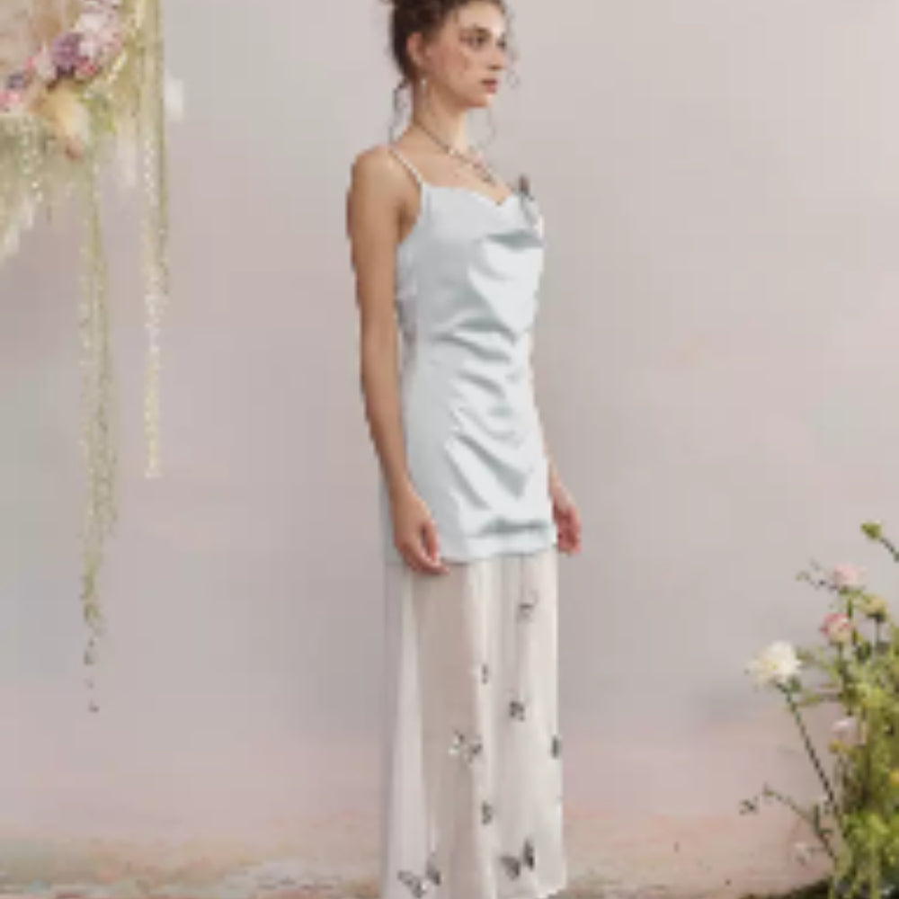 ARTE PURA Blue Sequin Dress