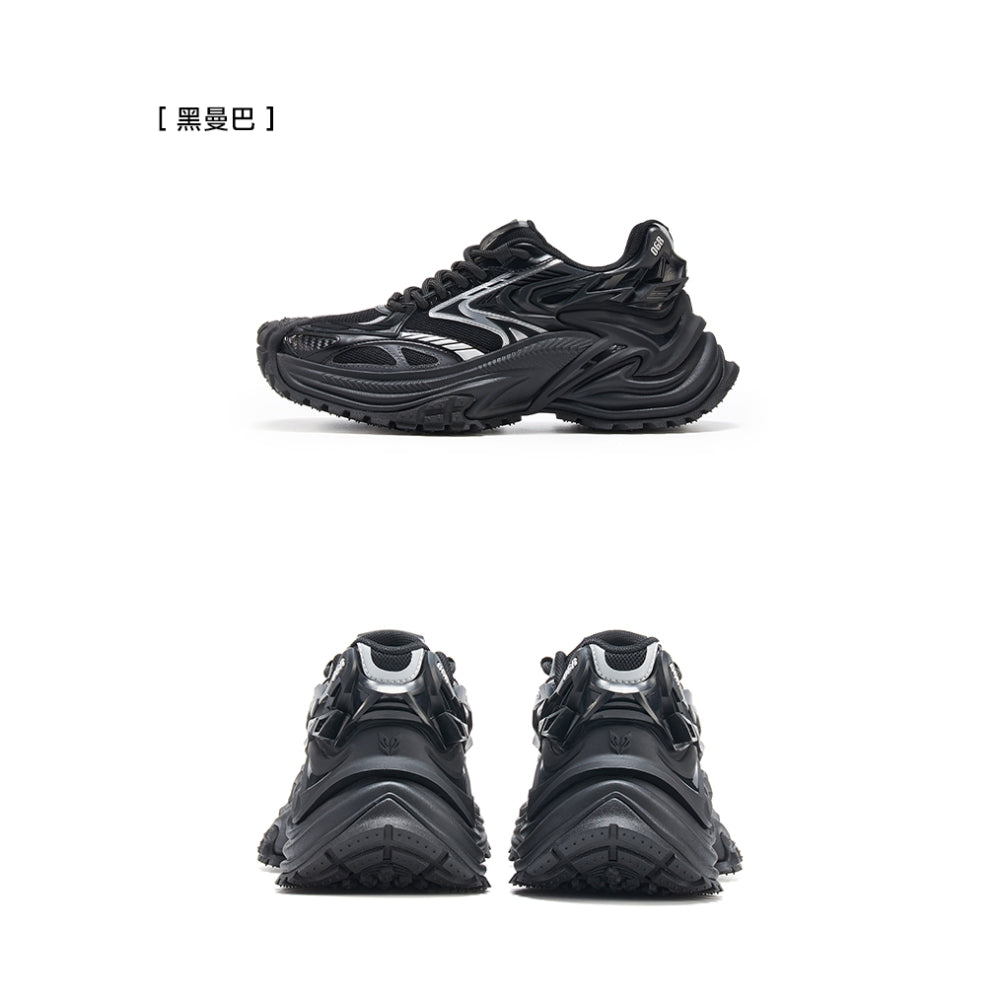 OGR rattlesnake jogging dad shoes black