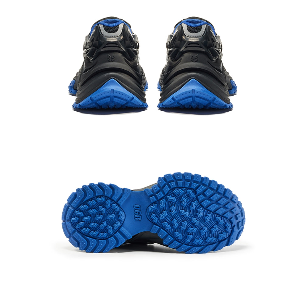 OGR rattlesnake jogging dad shoes black blue