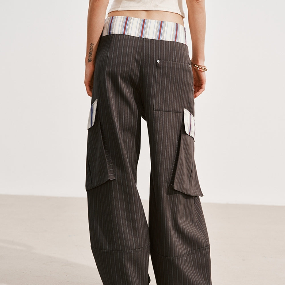 MEDIUM WELL Striped Cargo Pants