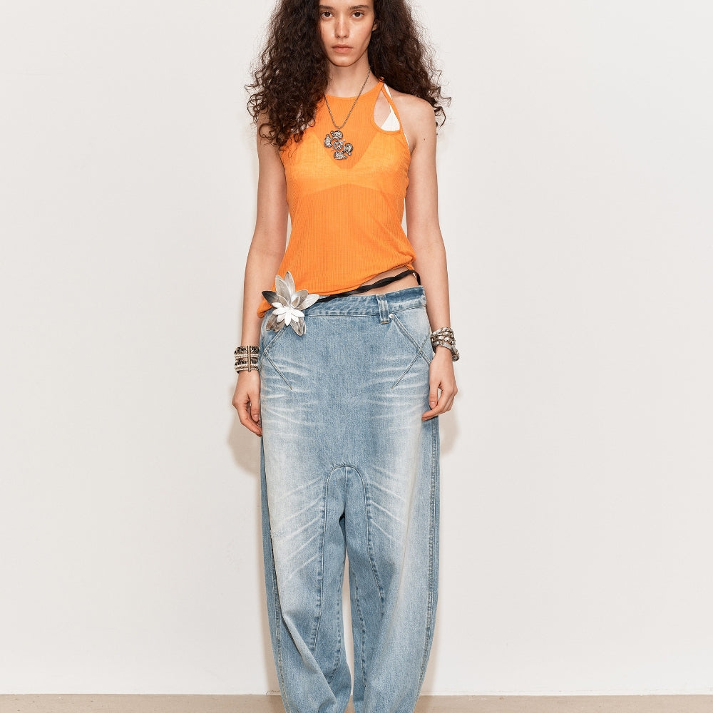 MEDIUM WELL Beaded Cuff Jeans