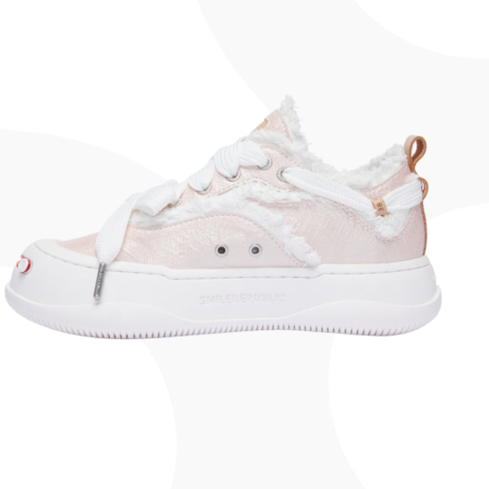 SMILEREPULIC open smile platform shoes pink