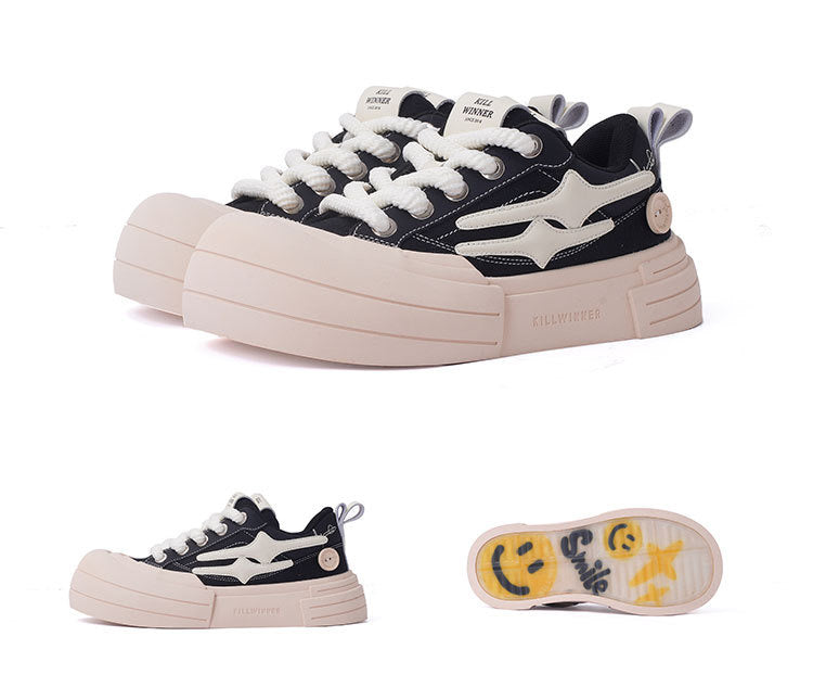 KILLWINNER丨Smile Life Sneaker - Black