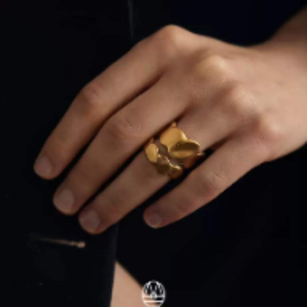 MONSECRET Minimalist Ring