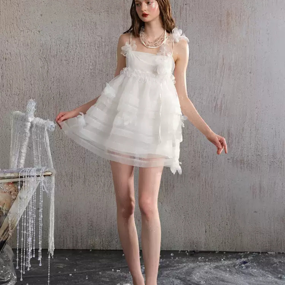 ARTE PURA White Tulle Dress
