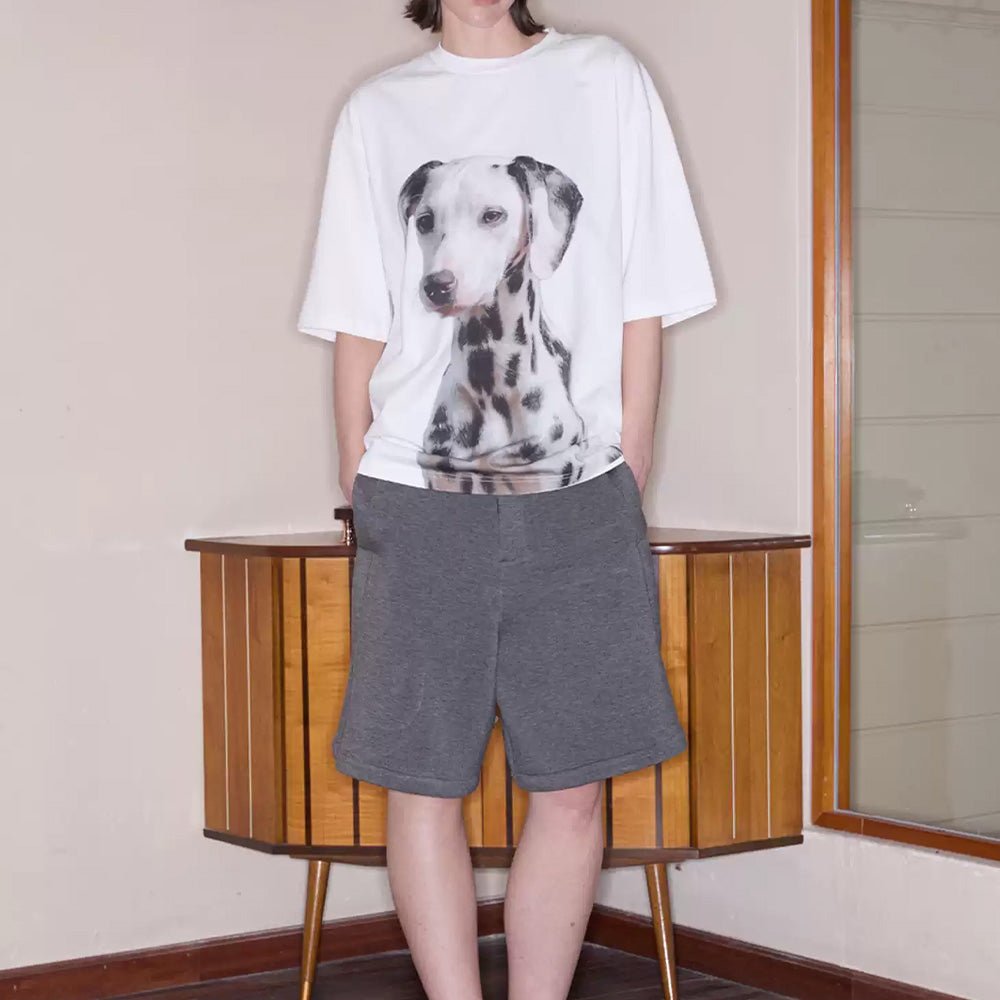 ANTERIORLOVED Dalmatian Print T-shirt