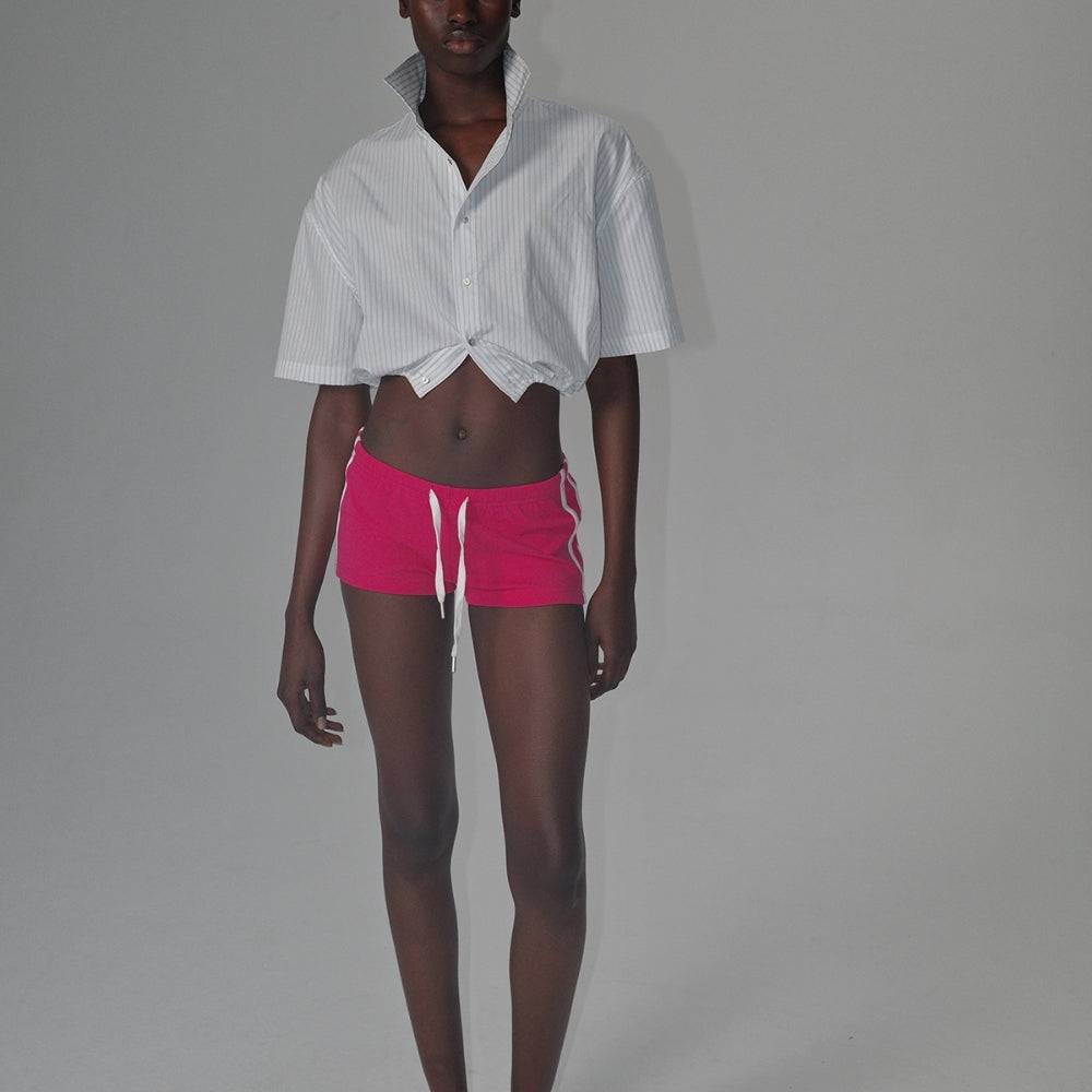 SANFRONTIERES Color-Block Shorts
