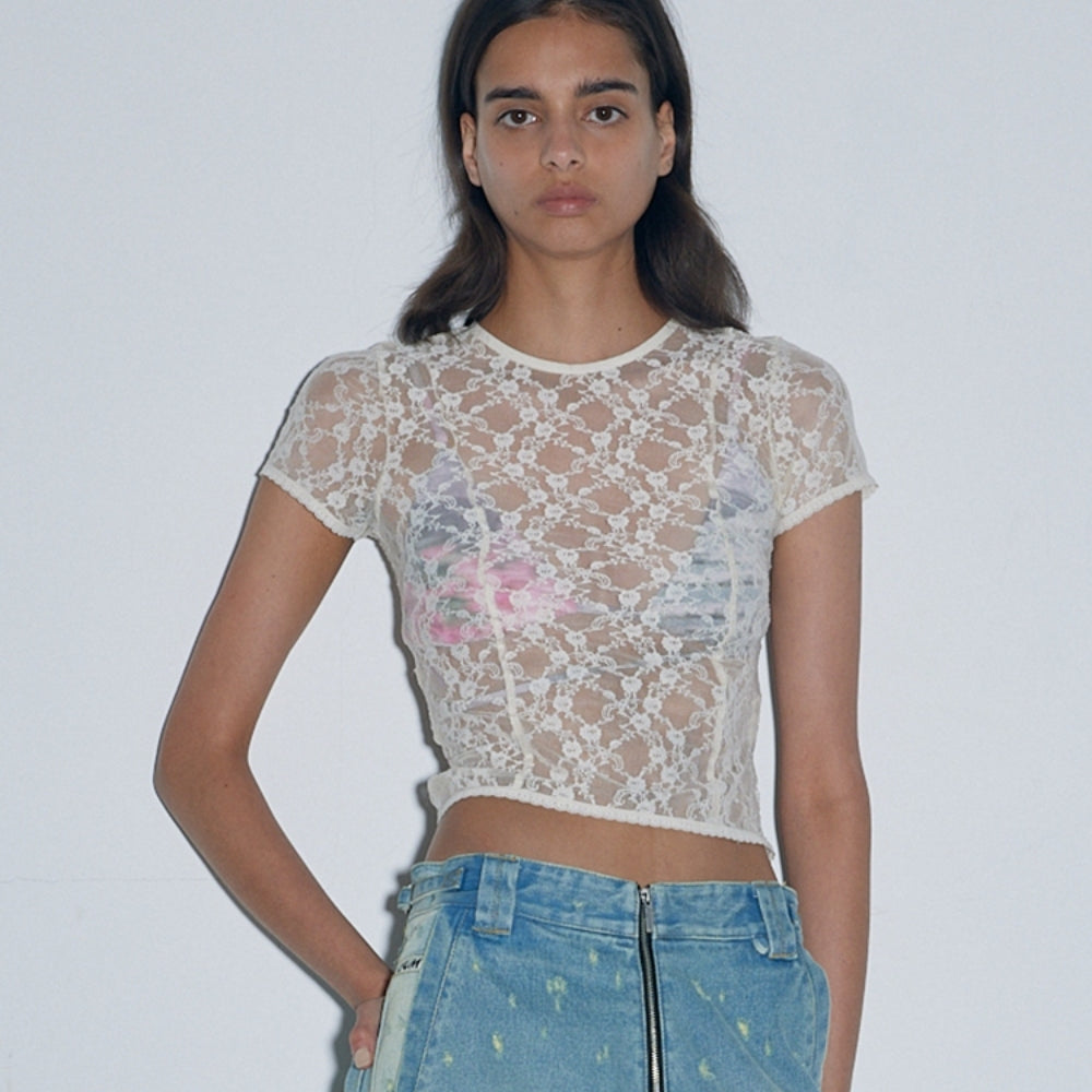 MEDIUM WELL Lace Top
