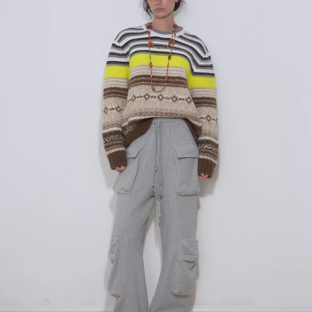 MEDIUM WELL Accordion-pocket Sweat Pants