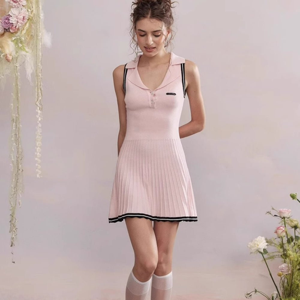 ARTE PURA Pink Polo Dress